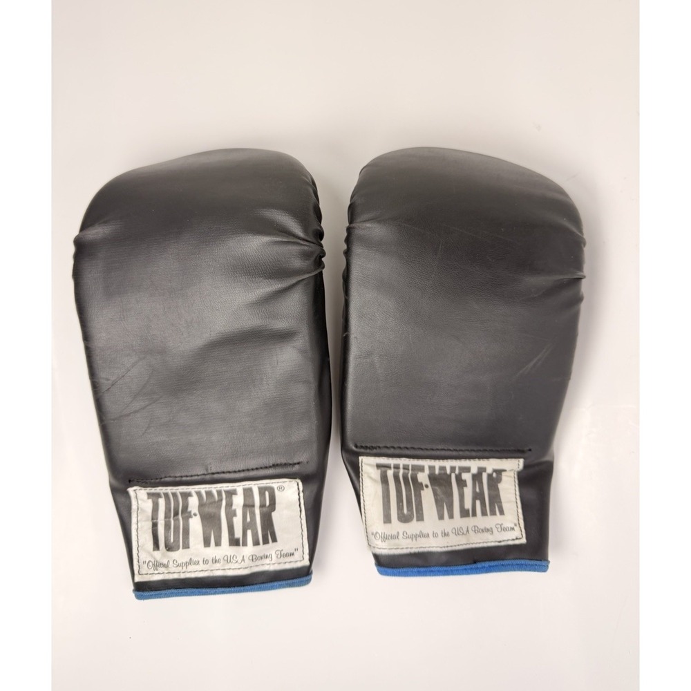 Vintage Tuf-Wear Professional Boxing Sparring Gloves‎ Large USA Boxing